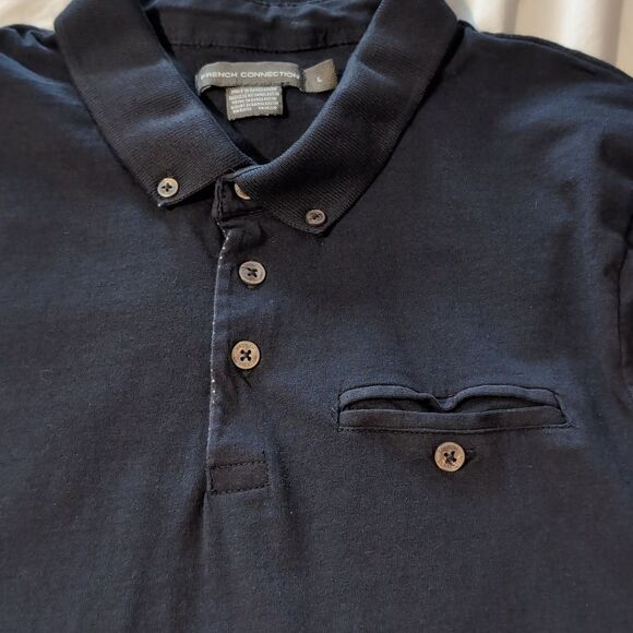 Men's French Connection Polo L - Picture 4 of 6